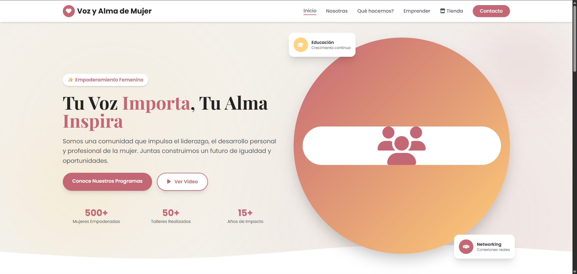 Voz y Alma de Mujer